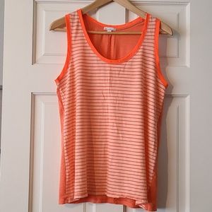 Gap neon orange tank top Size S